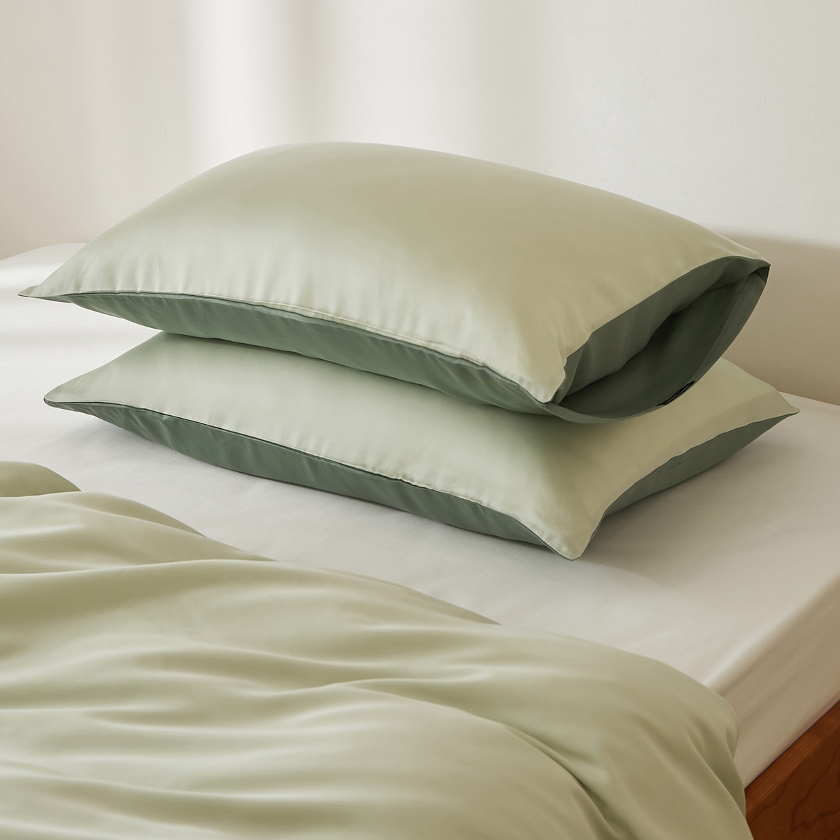 91家纺网 家纺一手货源 找家纺 EH家居 2026新款长绒棉安缦之境单品系列单枕套 AB版-安缦之境-烟雨江南