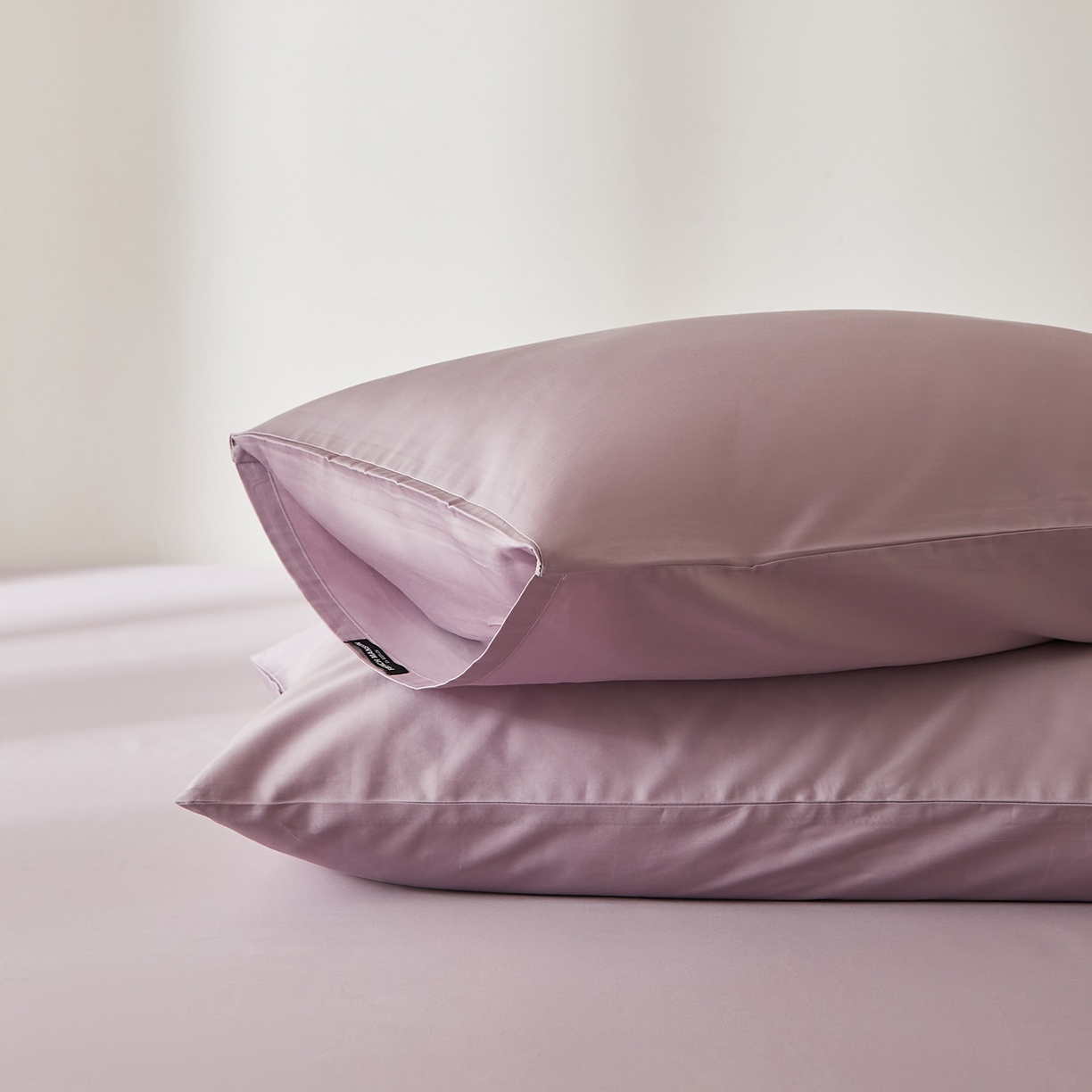 91家纺网 家纺一手货源 找家纺 EH家居 2026新款长绒棉安缦之境单品系列单枕套 AA版-安缦之境-暮藤紫