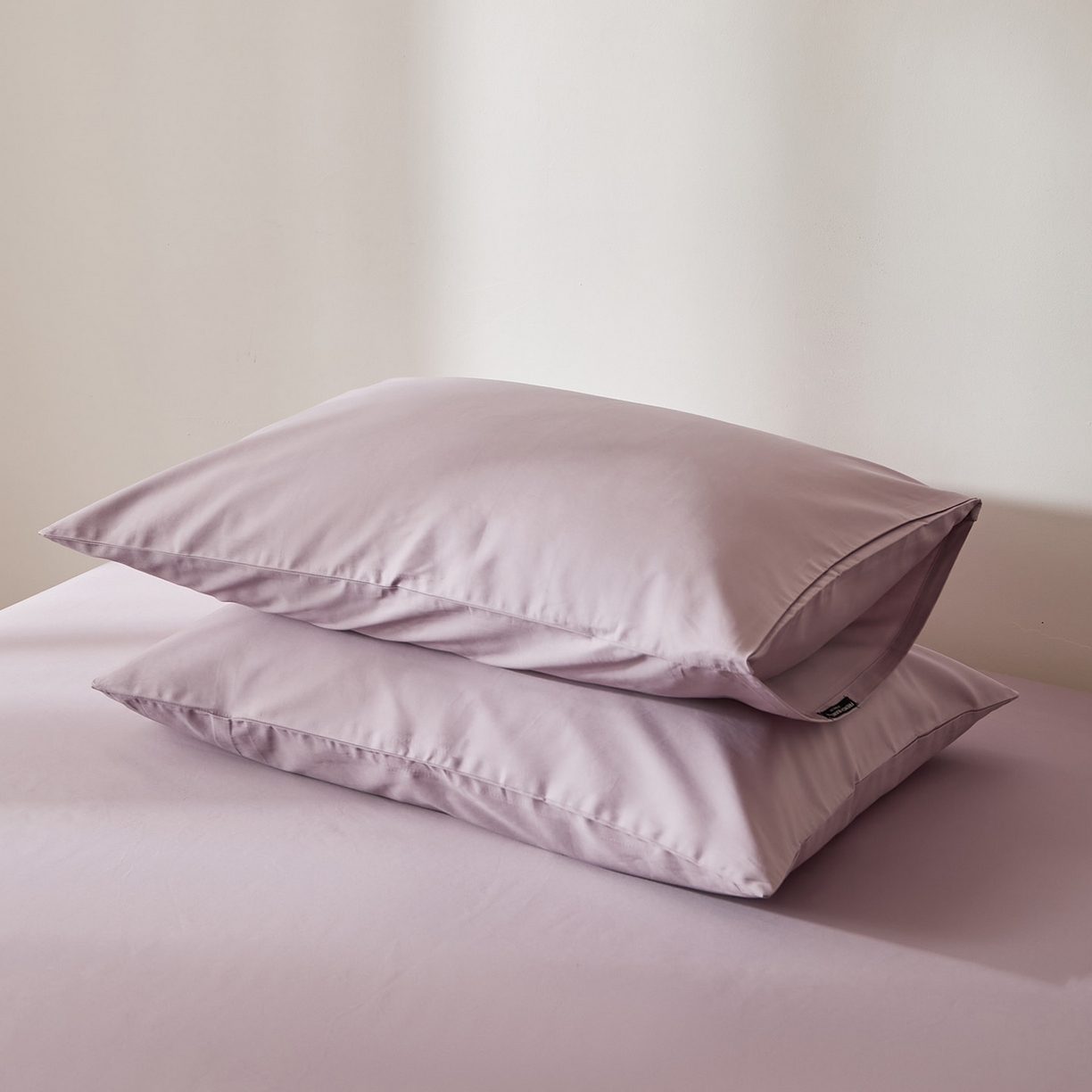 91家纺网 家纺一手货源 找家纺 EH家居 2026新款长绒棉安缦之境单品系列单枕套 AA版-安缦之境-暮藤紫