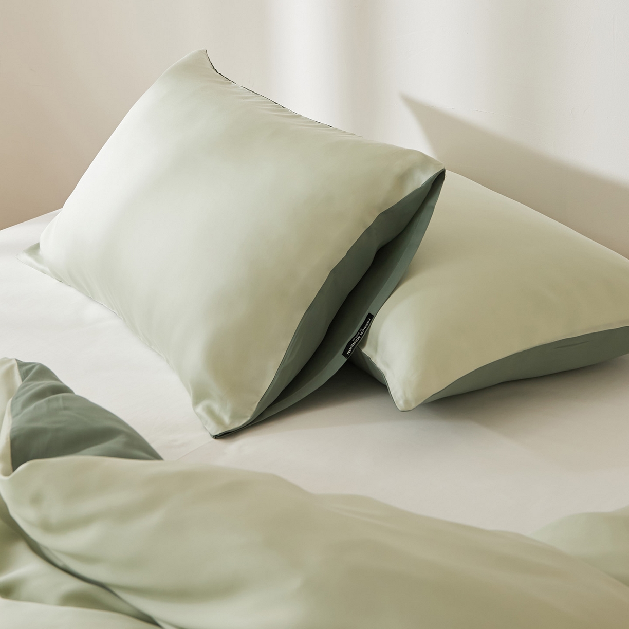 91家纺网 家纺一手货源 找家纺 EH家居 2026新款长绒棉安缦之境单品系列单枕套 AB版-安缦之境-烟雨江南