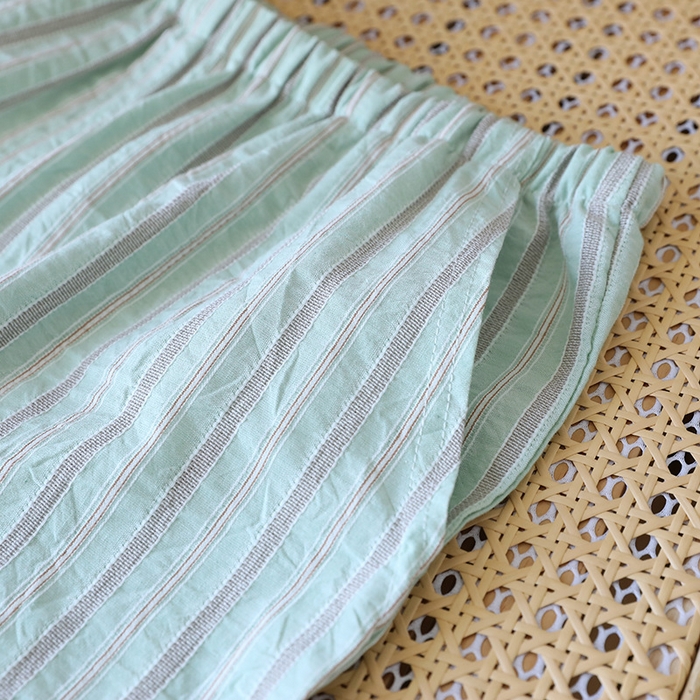 91家纺网 家纺一手货源 找家纺 洛兰沙家居馆 2025新款云涧全棉女士家居服七分袖九分裤套装夏季薄款睡衣宽松休闲简约风 云涧绿色