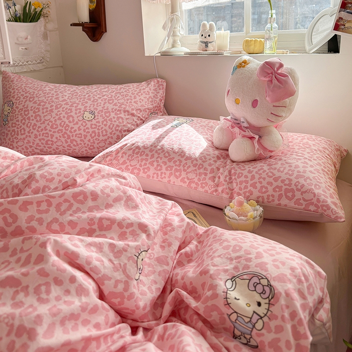 91家纺网 家纺一手货源 找家纺 总-金梦拉 2026新款春夏古法水洗仿棉砂洗云小棉小布袋四件套