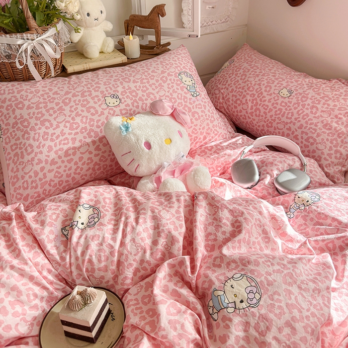 91家纺网 家纺一手货源 找家纺 总-金梦拉 2026新款春夏古法水洗仿棉砂洗云小棉小布袋四件套