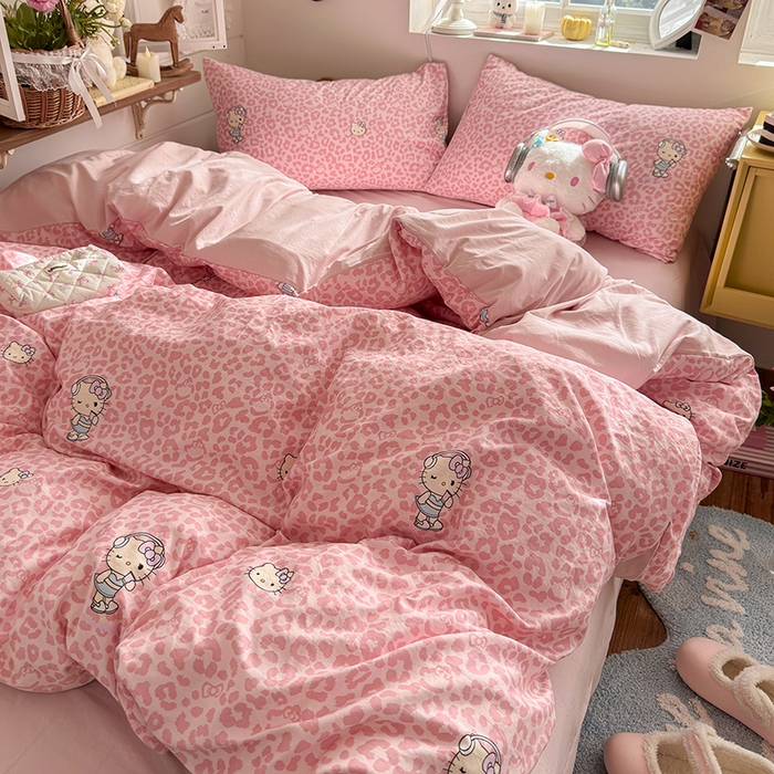 91家纺网 家纺一手货源 找家纺 总-金梦拉 2026新款春夏古法水洗仿棉砂洗云小棉小布袋四件套