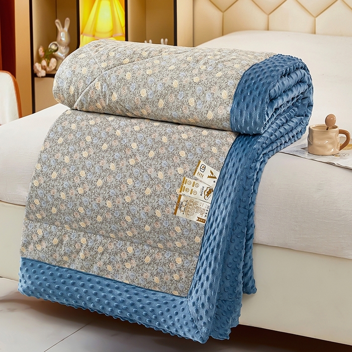 91家纺网 家纺一手货源 找家纺 （总）蔻之羽 （全年现货）2026年新款豆豆被春秋被夏被加厚冬被空调被四季绒被子