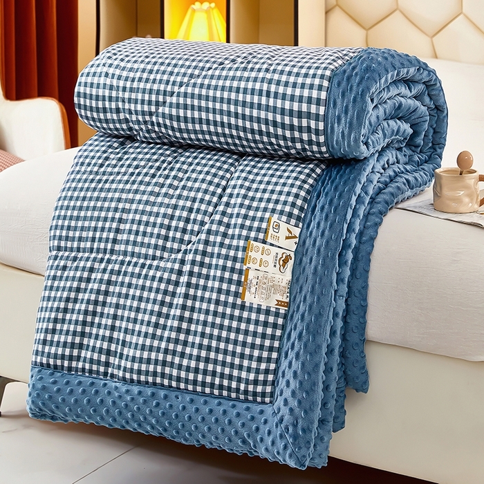 91家纺网 家纺一手货源 找家纺 （总）蔻之羽 （全年现货）2026年新款豆豆被春秋被夏被加厚冬被空调被四季绒被子