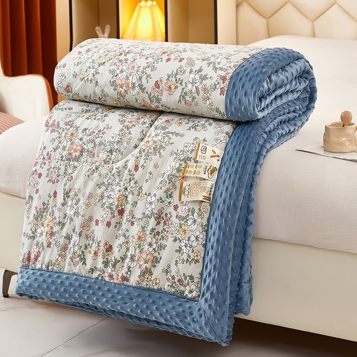 91家纺网 家纺一手货源 找家纺 （总）蔻之羽 （全年现货）2026年新款豆豆被春秋被夏被加厚冬被空调被四季绒被子