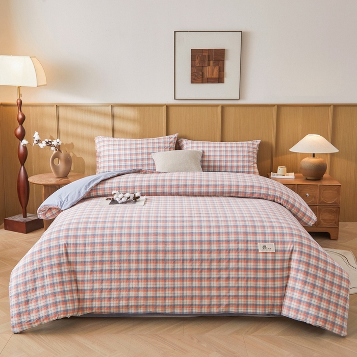 91家纺网 家纺一手货源 找家纺 猎鹿人家纺 2025新款A类水洗棉可拆洗新疆棉花冬被 贝拉粉