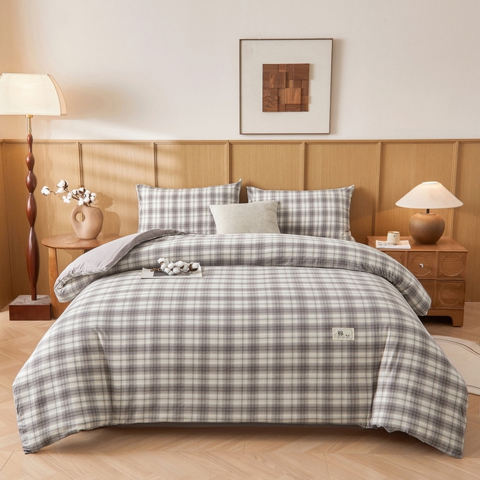 91家纺网 家纺一手货源 找家纺 猎鹿人家纺 2025新款A类水洗棉可拆洗新疆棉花冬被 简易生活