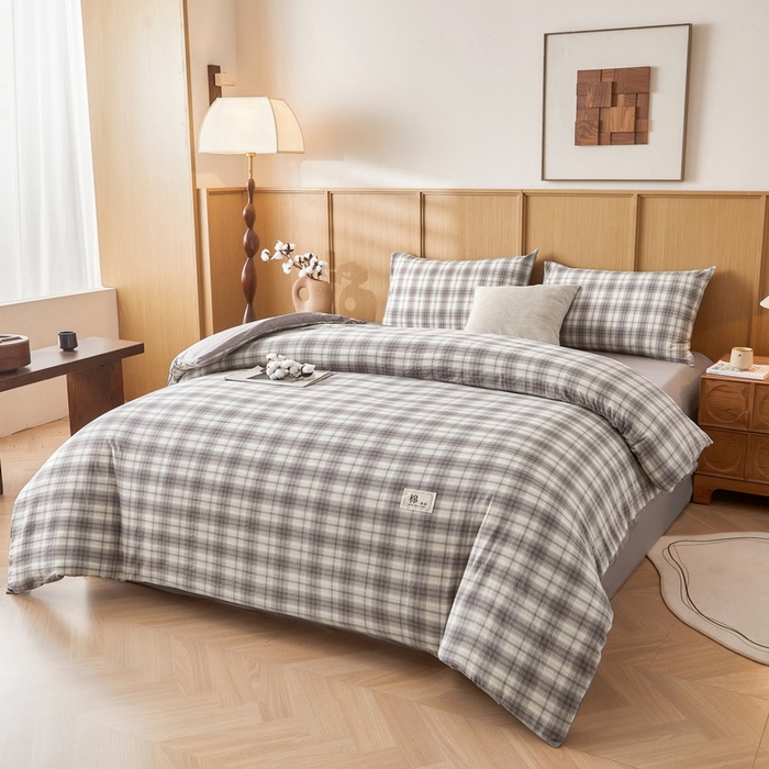 91家纺网 家纺一手货源 找家纺 猎鹿人家纺 2025新款A类水洗棉可拆洗新疆棉花冬被 简易生活