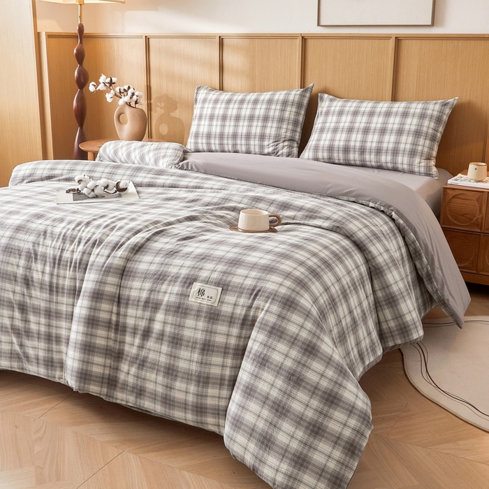 91家纺网 家纺一手货源 找家纺 猎鹿人家纺 2025新款A类水洗棉可拆洗新疆棉花冬被 简易生活