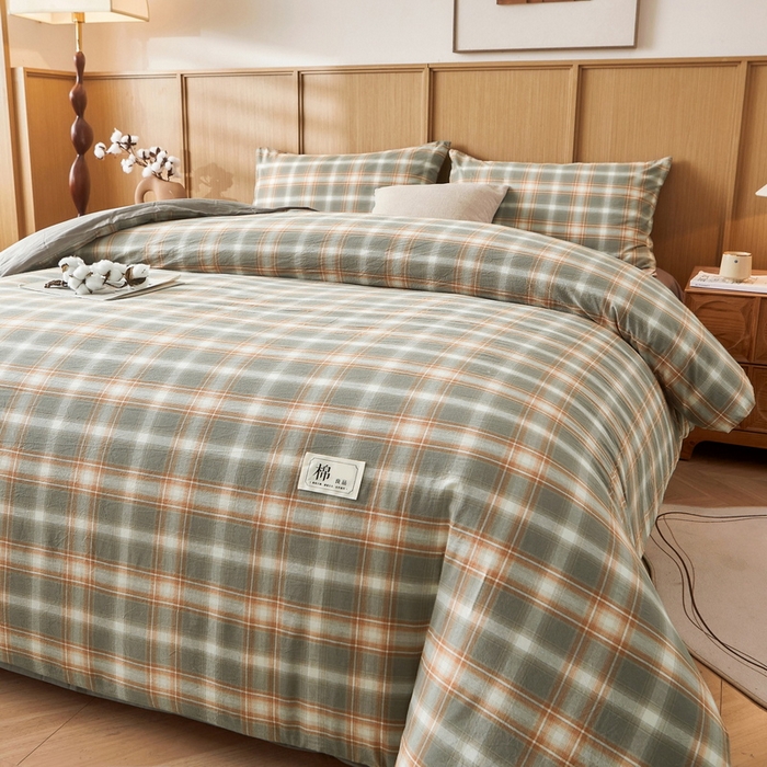 91家纺网 家纺一手货源 找家纺 猎鹿人家纺 2025新款A类水洗棉可拆洗新疆棉花冬被 诺卡橙