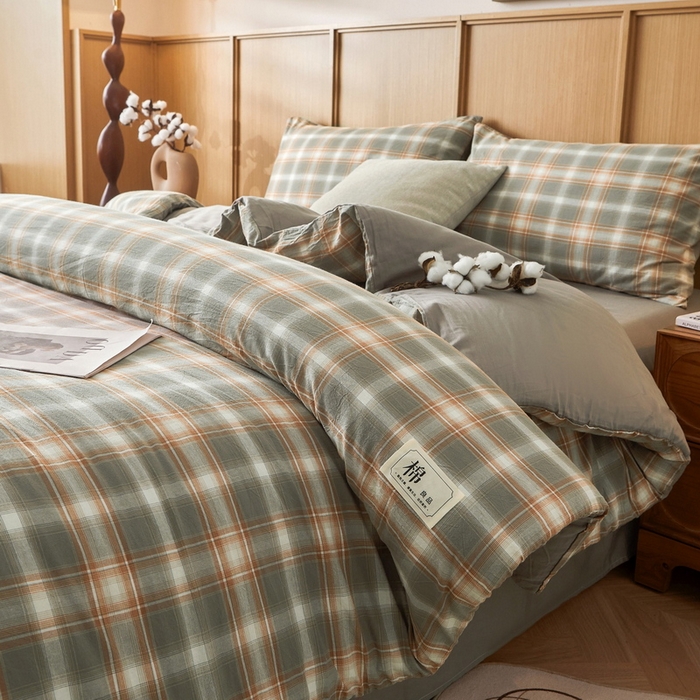 91家纺网 家纺一手货源 找家纺 猎鹿人家纺 2025新款A类水洗棉可拆洗新疆棉花冬被 诺卡橙