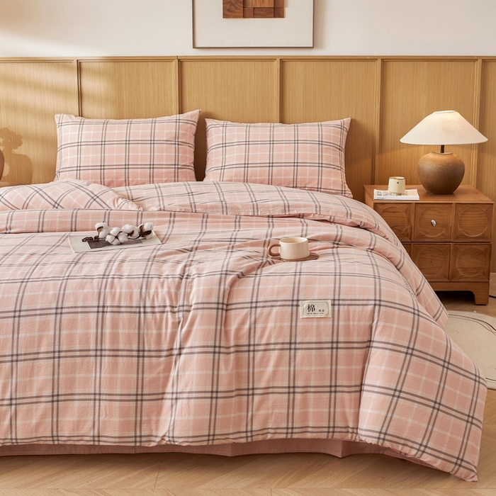 91家纺网 家纺一手货源 找家纺 猎鹿人家纺 2025新款A类水洗棉可拆洗新疆棉花冬被 乔南粉