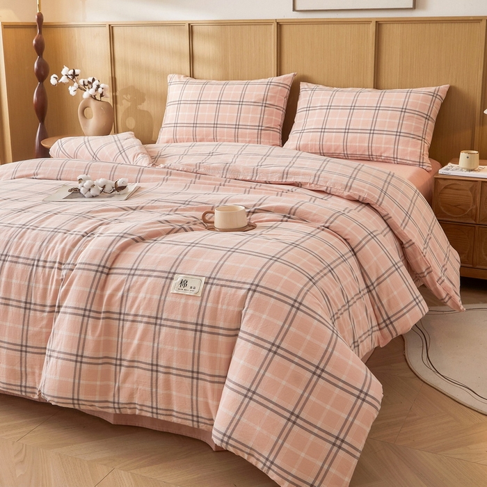 91家纺网 家纺一手货源 找家纺 猎鹿人家纺 2025新款A类水洗棉可拆洗新疆棉花冬被 乔南粉