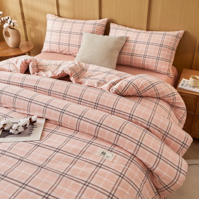 91家纺网 家纺一手货源 找家纺 猎鹿人家纺 2025新款A类水洗棉可拆洗新疆棉花冬被 乔南粉