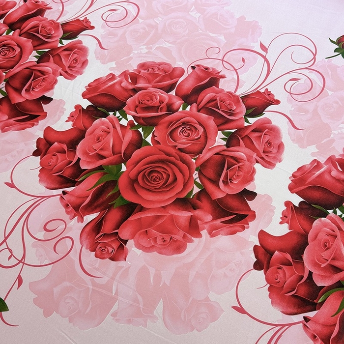 91家纺网 家纺一手货源 找家纺 亿佳人 芦荟棉被套，被罩化纤被套 玫瑰之约