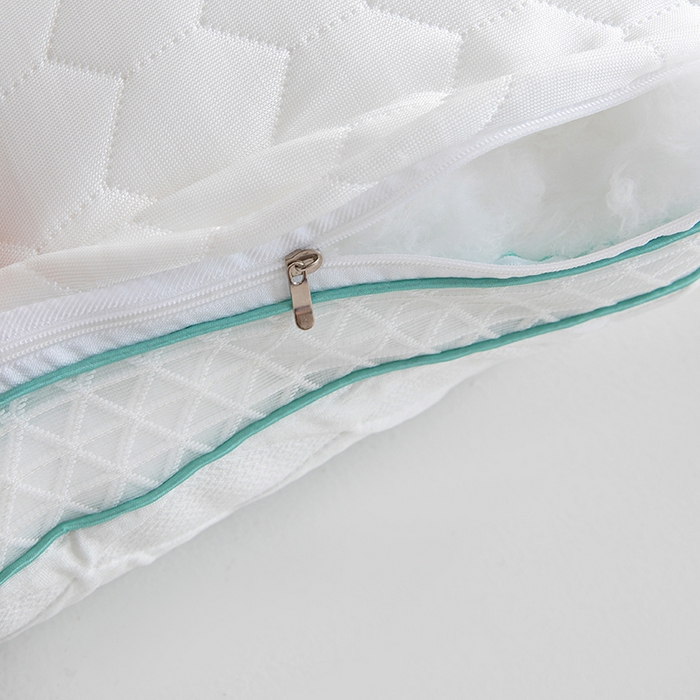 91家纺网 家纺一手货源 找家纺 （总）仁宇枕业 2025新款新品3D透气针织羽丝绒舒适枕头枕芯