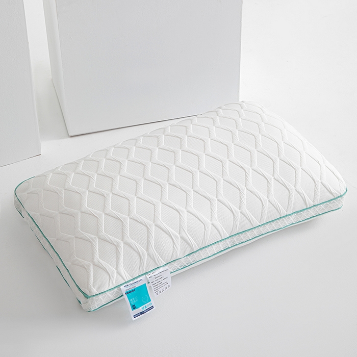 91家纺网 家纺一手货源 找家纺 （总）仁宇枕业 2025新款新品3D透气针织羽丝绒舒适枕头枕芯