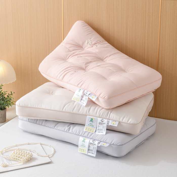 仁宇枕业 2025新款新品彩色棉花朵枕头枕芯 组合图