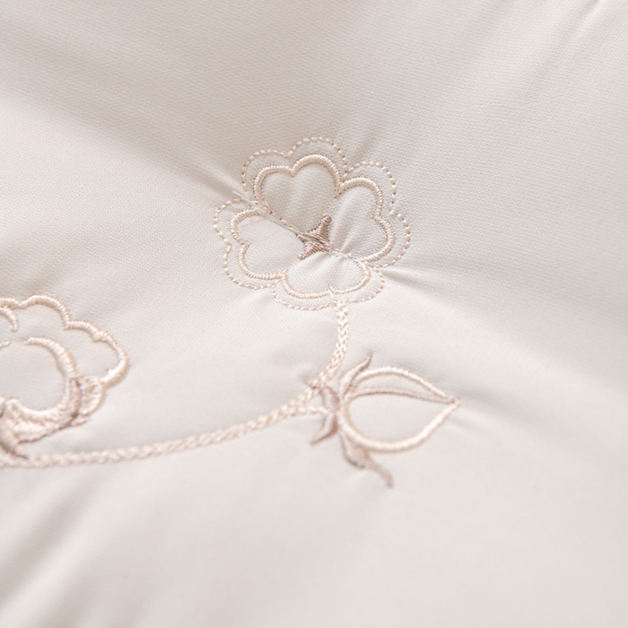 91家纺网 家纺一手货源 找家纺 仁宇枕业 2025新款新品彩色棉花朵枕头枕芯 彩色棉花朵枕-粉色