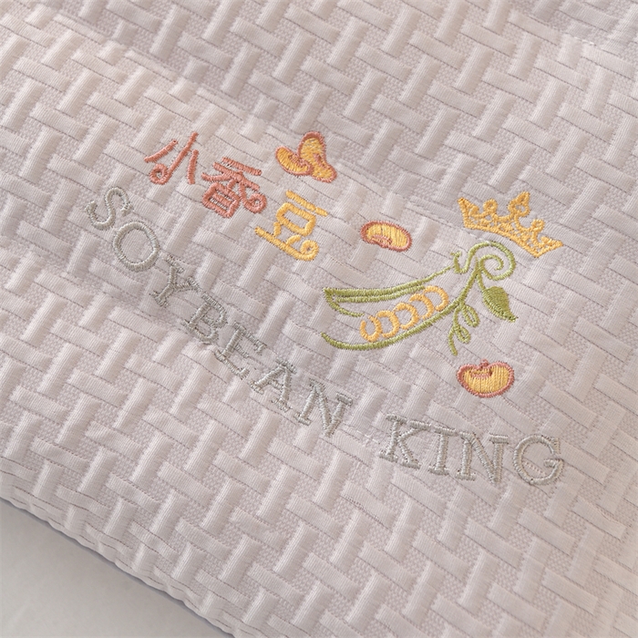 91家纺网 家纺一手货源 找家纺 仁宇枕业 2025新款新品彩色针织棉低枕头枕芯 针织棉低枕小香豆-灰色