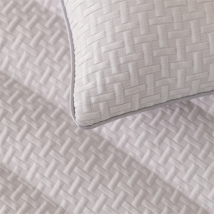 91家纺网 家纺一手货源 找家纺 仁宇枕业 2025新款新品彩色针织棉低枕头枕芯 针织棉低枕小香豆-灰色