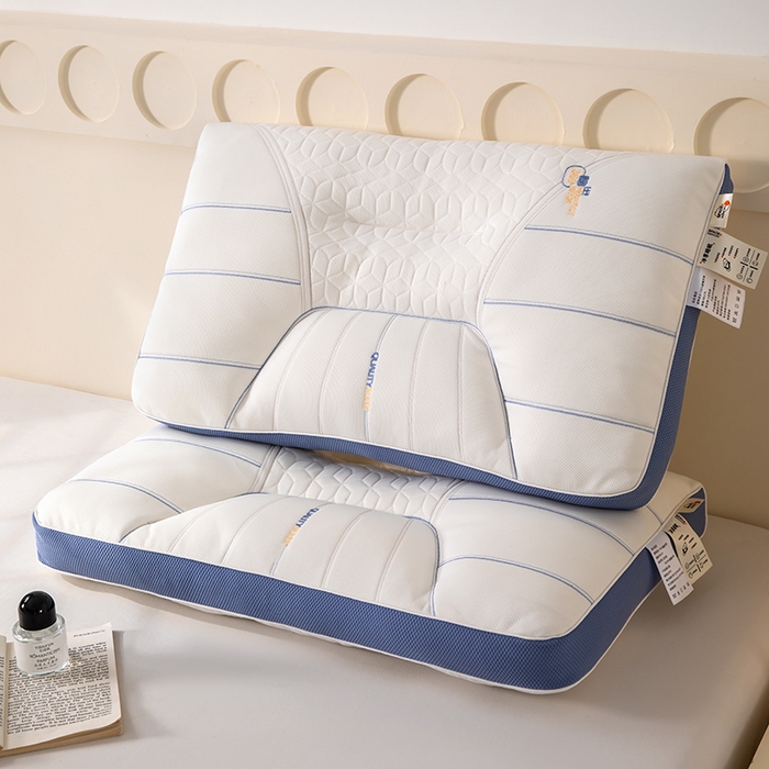 91家纺网 家纺一手货源 找家纺 仁宇枕业 2025新款新品 静享睡眠乳胶功能枕