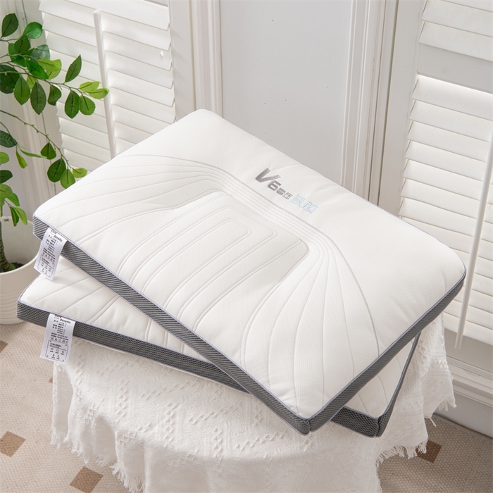 91家纺网 家纺一手货源 找家纺 仁宇枕业 2025新款新品 v6零压乳胶功能枕