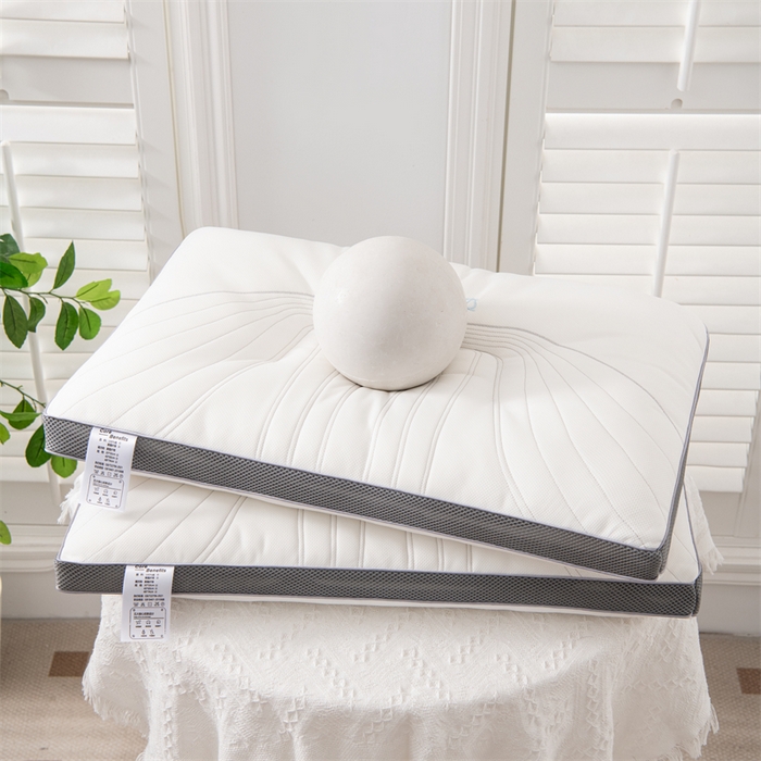 91家纺网 家纺一手货源 找家纺 仁宇枕业 2025新款新品 v6零压乳胶功能枕