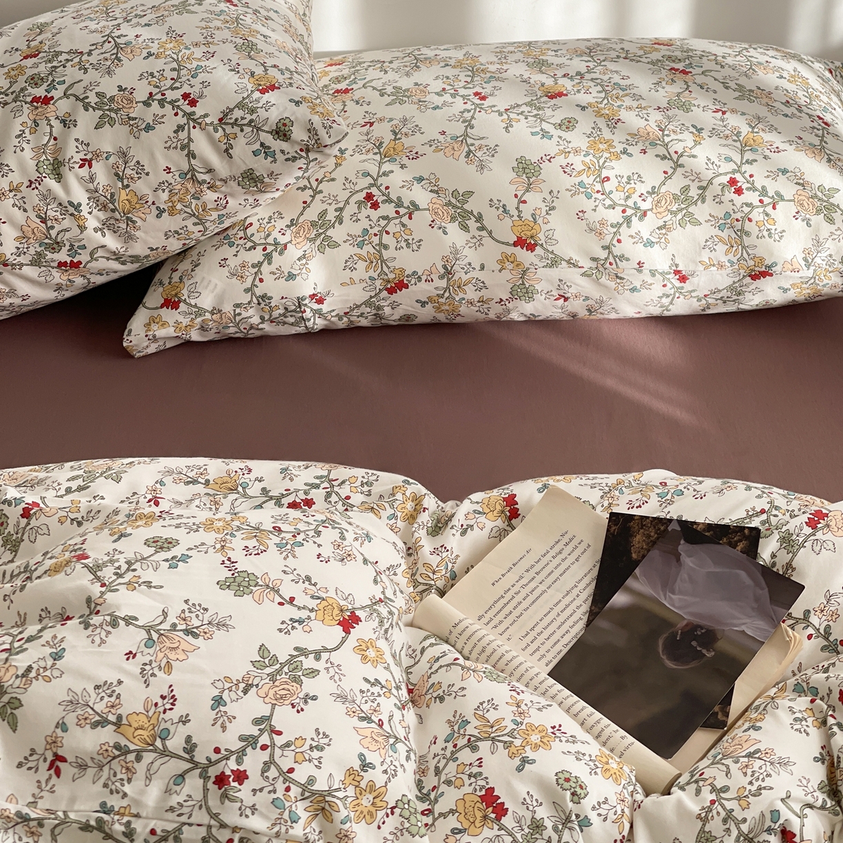 91家纺网 家纺一手货源 找家纺 爱丽丝 2026新款全棉针织四件套 奥莉