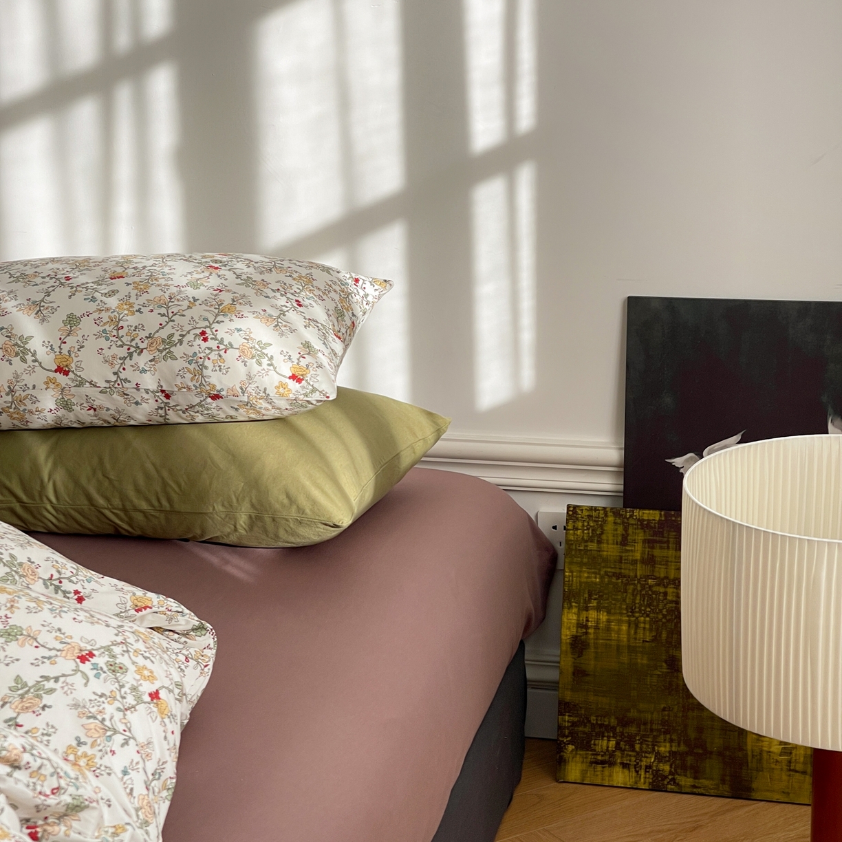 91家纺网 家纺一手货源 找家纺 爱丽丝 2026新款全棉针织四件套 奥莉