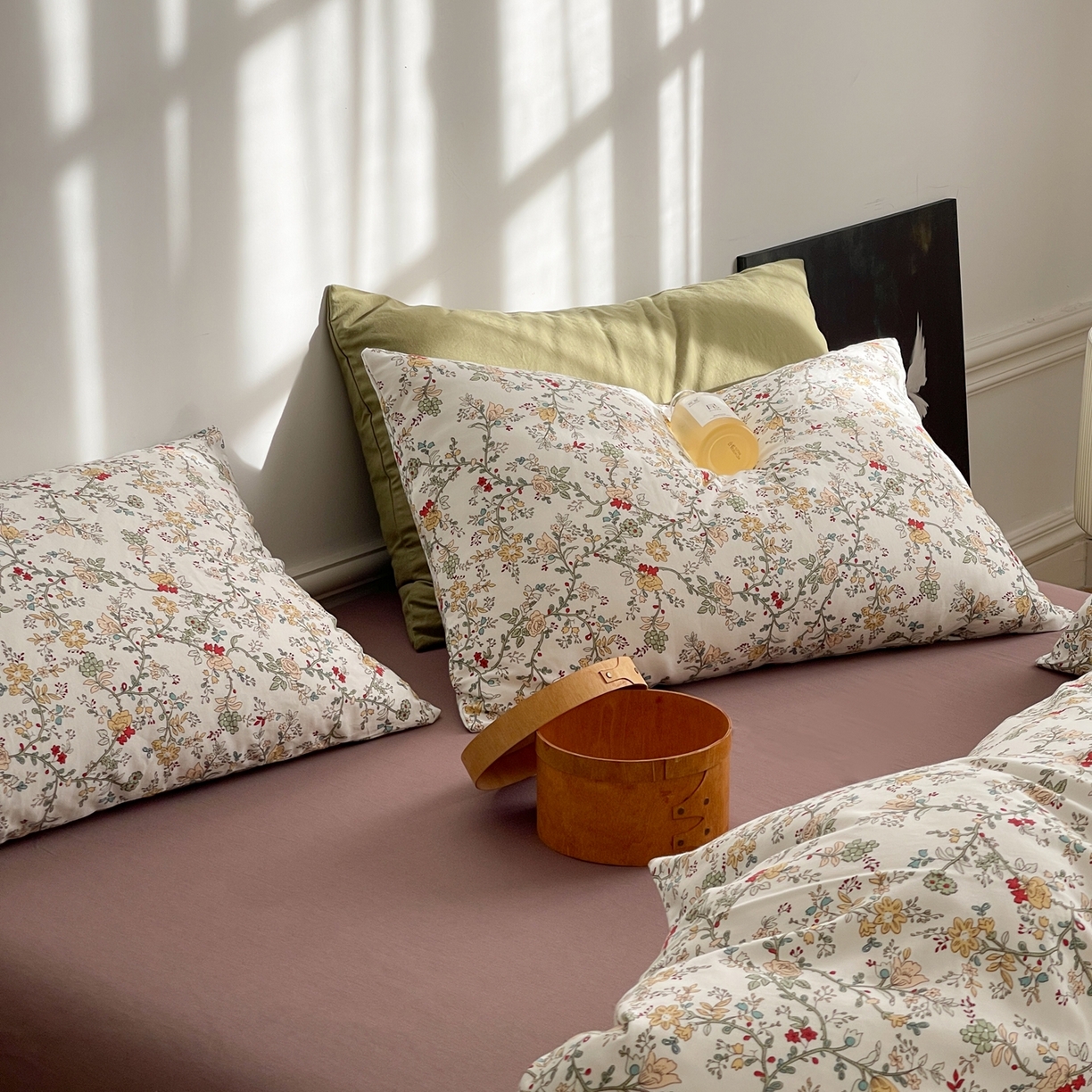 91家纺网 家纺一手货源 找家纺 爱丽丝 2026新款全棉针织四件套 奥莉