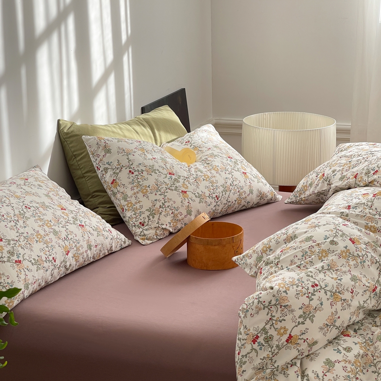 91家纺网 家纺一手货源 找家纺 爱丽丝 2026新款全棉针织四件套 奥莉