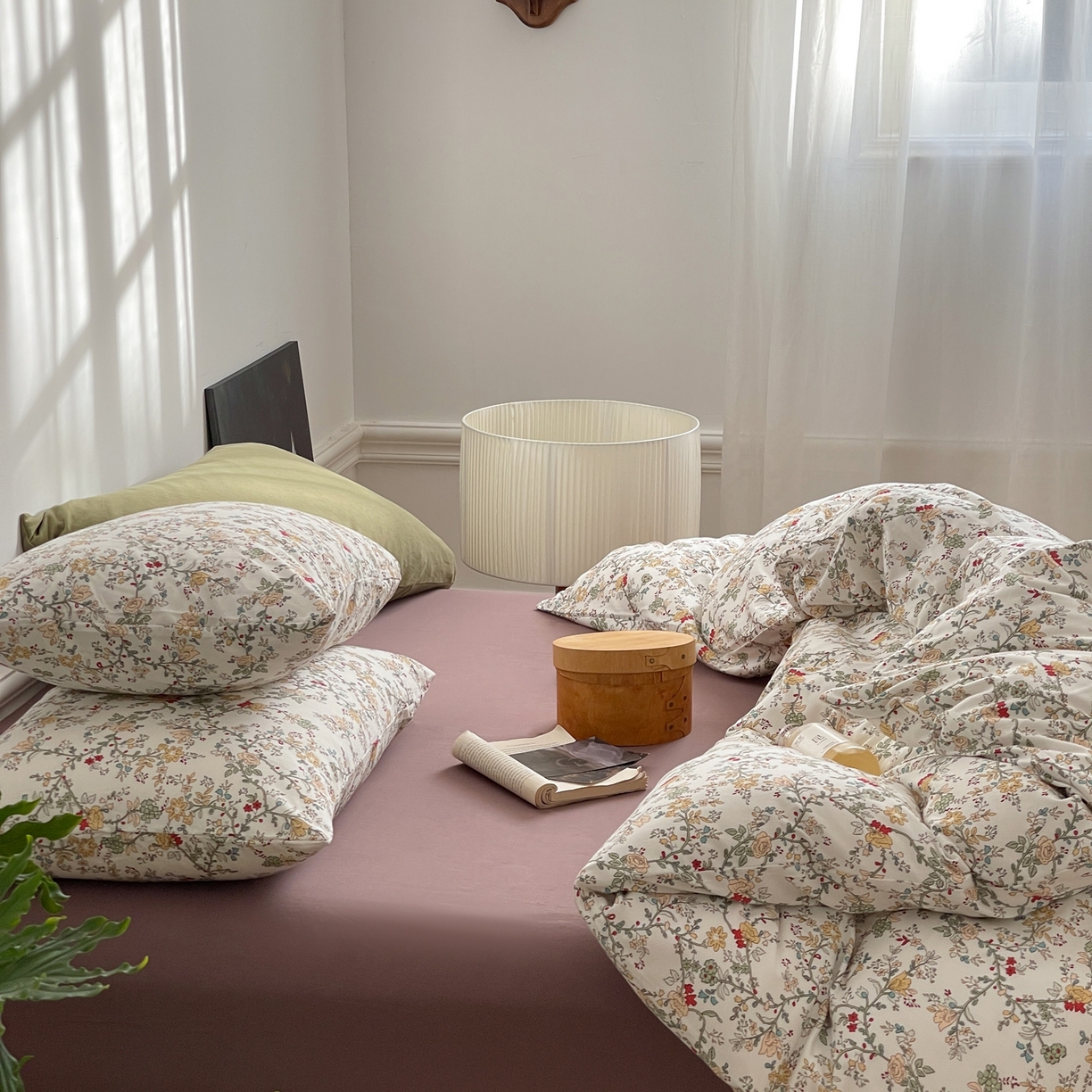 91家纺网 家纺一手货源 找家纺 爱丽丝 2026新款全棉针织四件套 奥莉