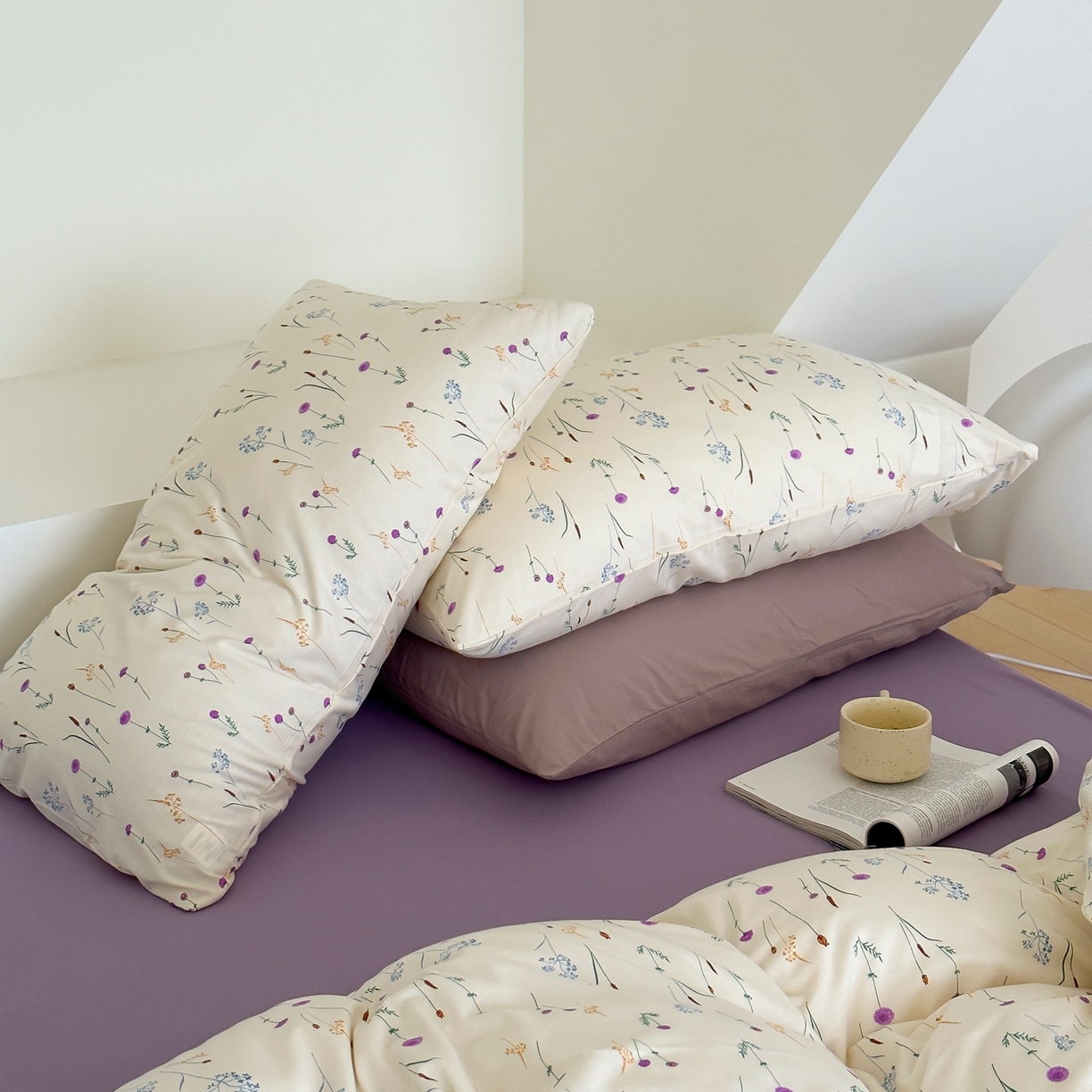 91家纺网 家纺一手货源 找家纺 爱丽丝 2026新款全棉针织四件套 莫奈花园