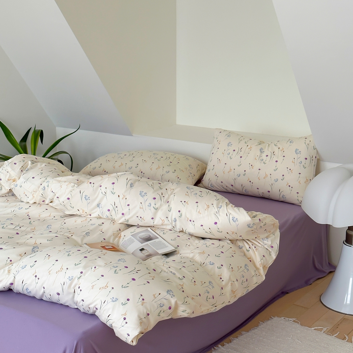 爱丽丝 2026新款全棉针织四件套 莫奈花园