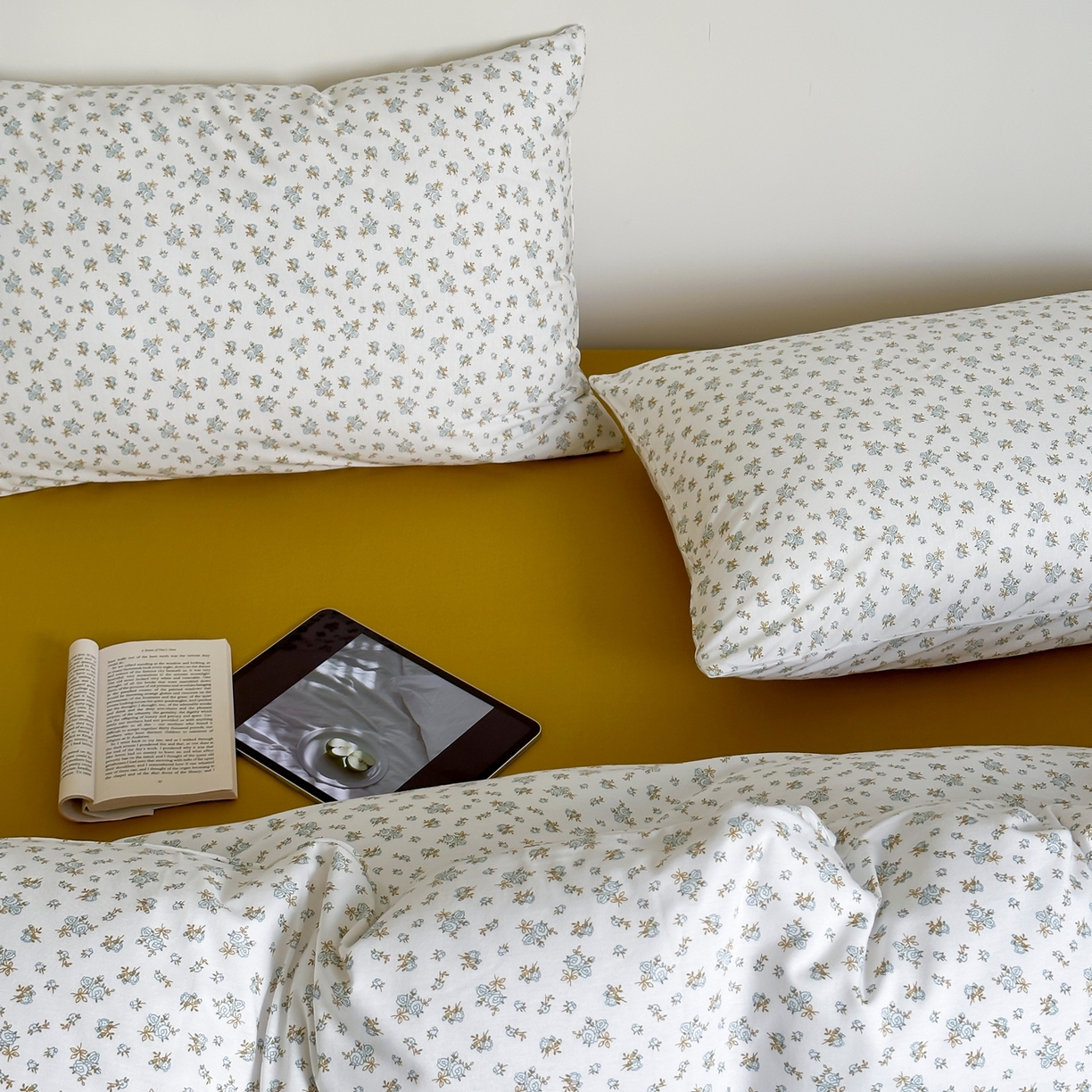 91家纺网 家纺一手货源 找家纺 爱丽丝 2026新款全棉针织四件套 清欢