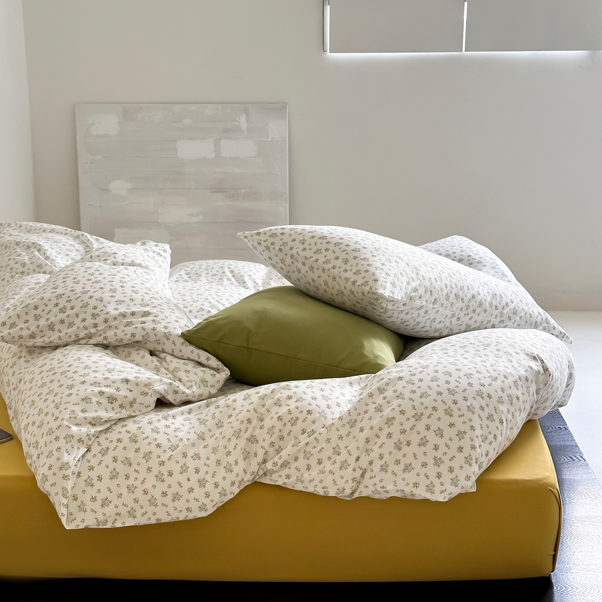 91家纺网 家纺一手货源 找家纺 爱丽丝 2026新款全棉针织四件套 清欢