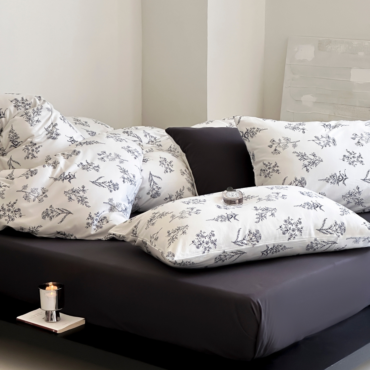 91家纺网 家纺一手货源 找家纺 爱丽丝 2026新款全棉针织四件套 小森林