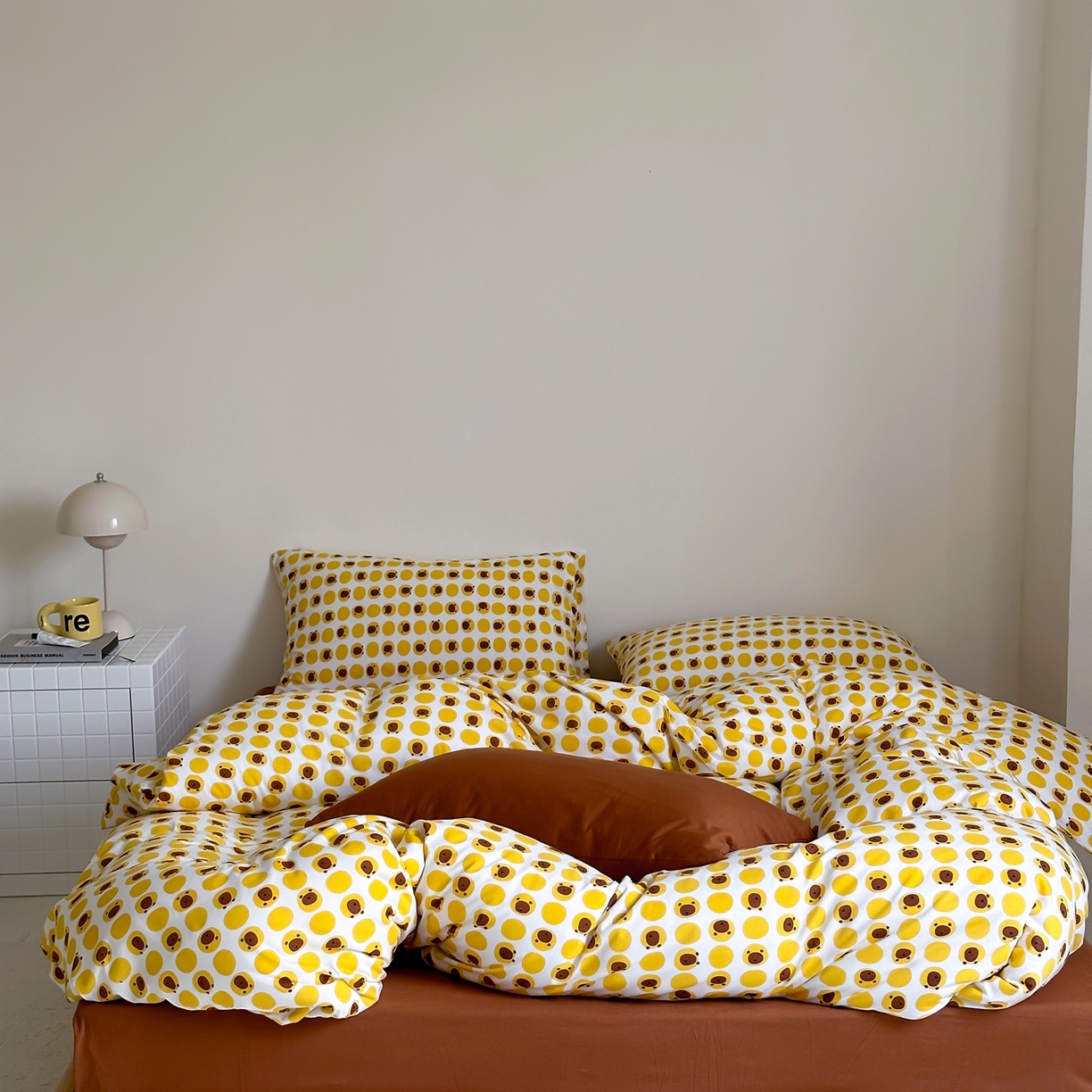 91家纺网 家纺一手货源 找家纺 爱丽丝 2026新款全棉针织四件套 小狮子