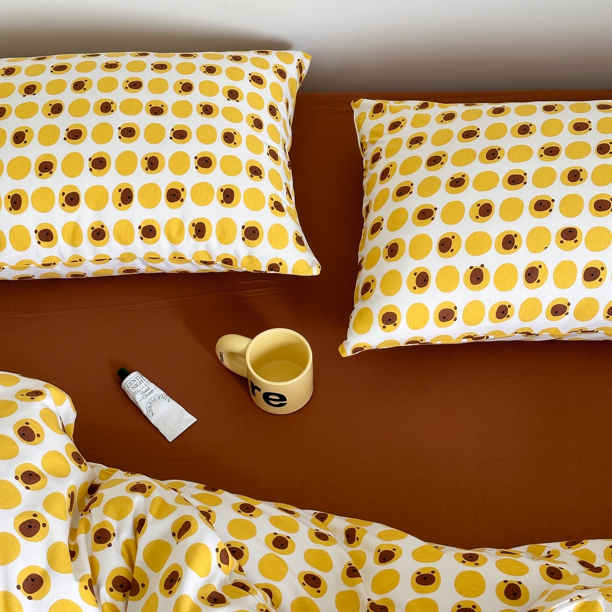 91家纺网 家纺一手货源 找家纺 爱丽丝 2026新款全棉针织四件套 小狮子