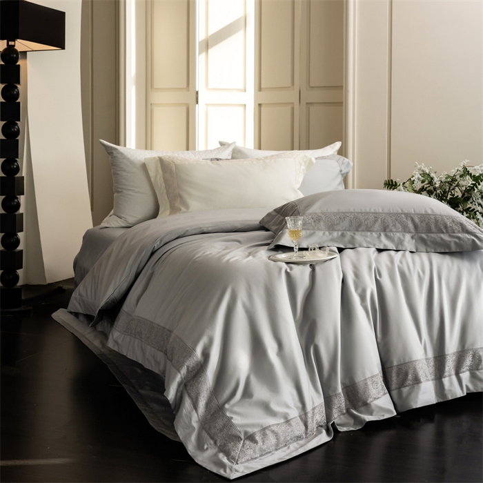 91家纺网 家纺一手货源 找家纺 （总）馨蕊家居 2025秋冬新品超细旦磨毛高奢系列四件套-兰芙