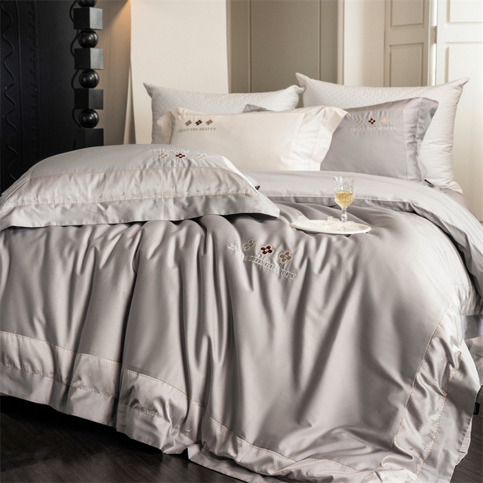 91家纺网 家纺一手货源 找家纺 （总）馨蕊家居 2025秋冬新品超细旦磨毛高奢系列四件套-知禾