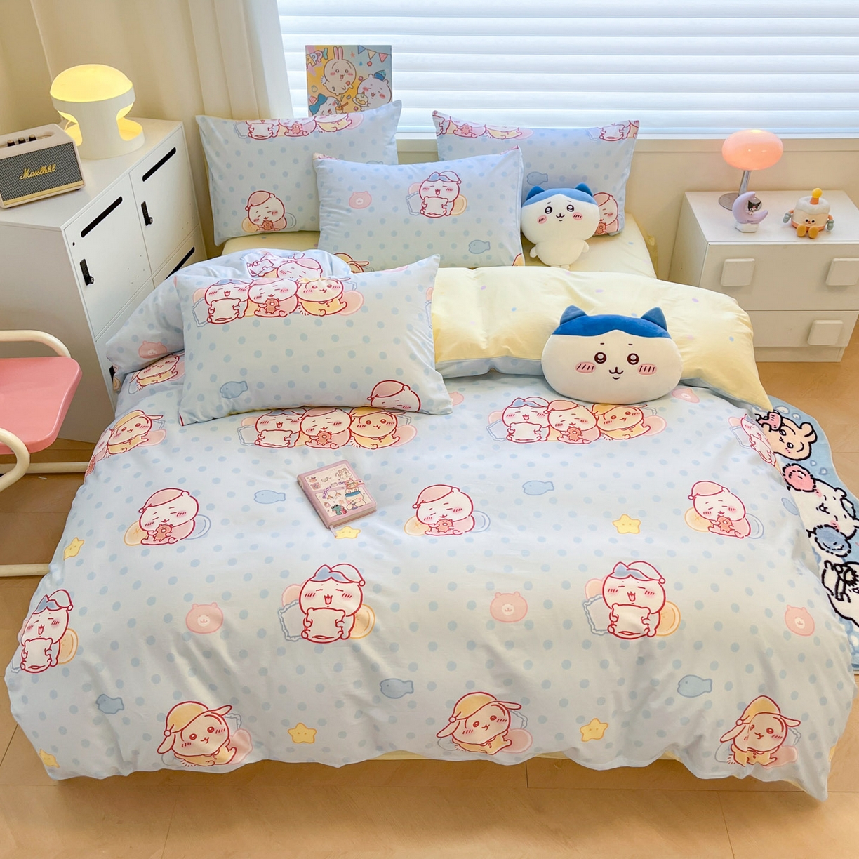 91家纺网 家纺一手货源 找家纺 （总）暮思家居 2026新款正版授权吉伊卡哇全棉纯棉四件套