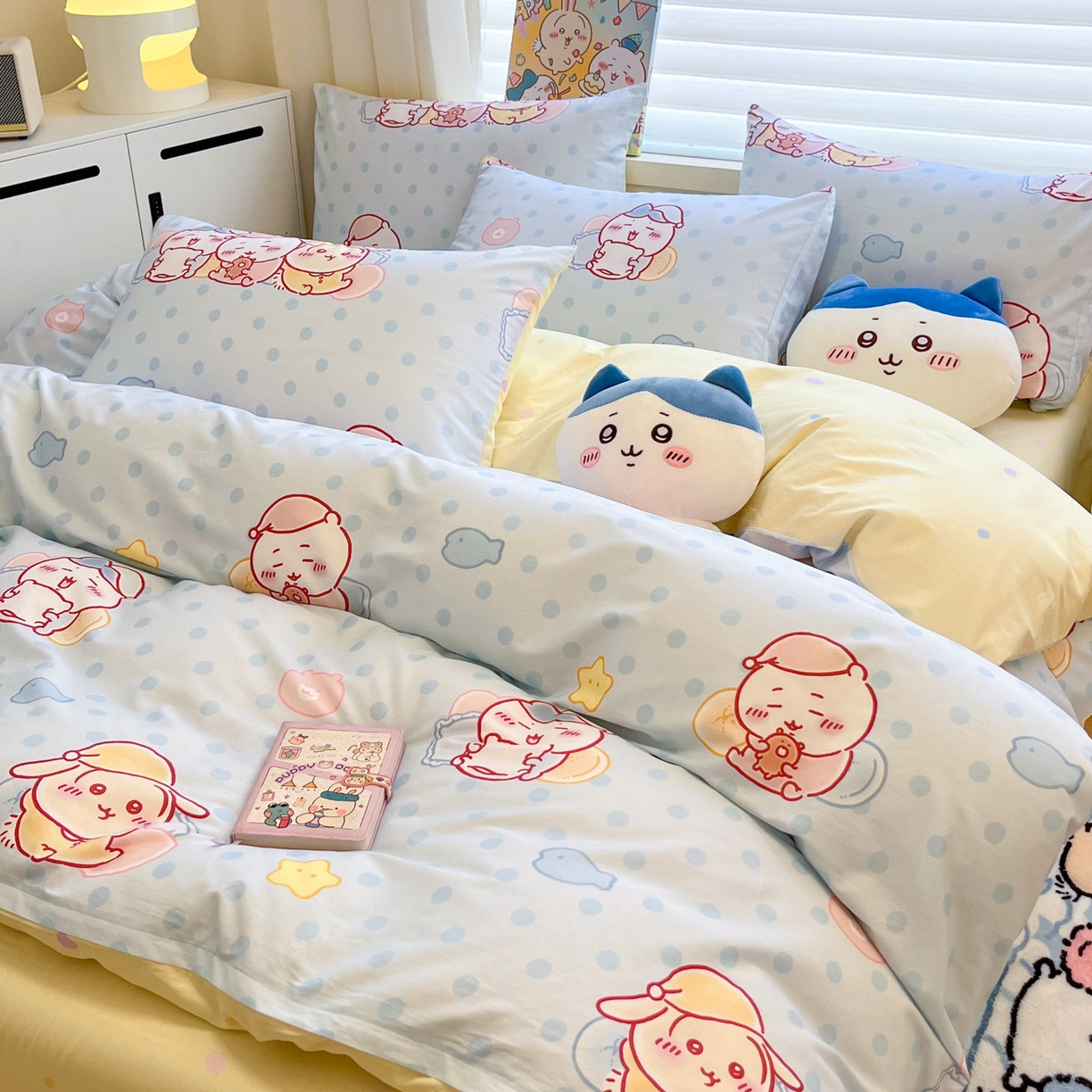 91家纺网 家纺一手货源 找家纺 （总）暮思家居 2026新款正版授权吉伊卡哇全棉纯棉四件套