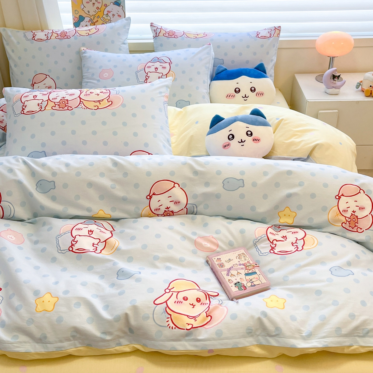 91家纺网 家纺一手货源 找家纺 （总）暮思家居 2026新款正版授权吉伊卡哇全棉纯棉四件套