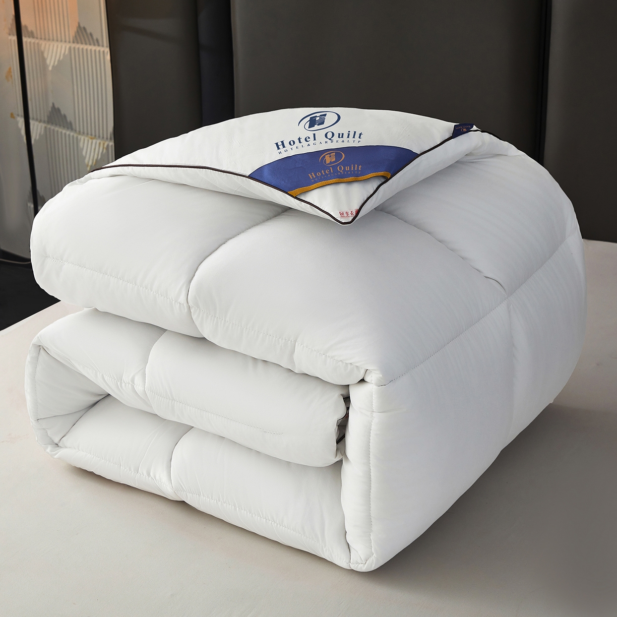 91家纺网 家纺一手货源 找家纺 （总）雅颂缘 2026新款爆款酒店同款羽丝绒被子加厚冬被羽丝绒被芯