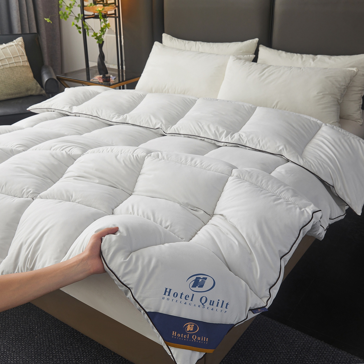 91家纺网 家纺一手货源 找家纺 （总）雅颂缘 2026新款爆款酒店同款羽丝绒被子加厚冬被羽丝绒被芯