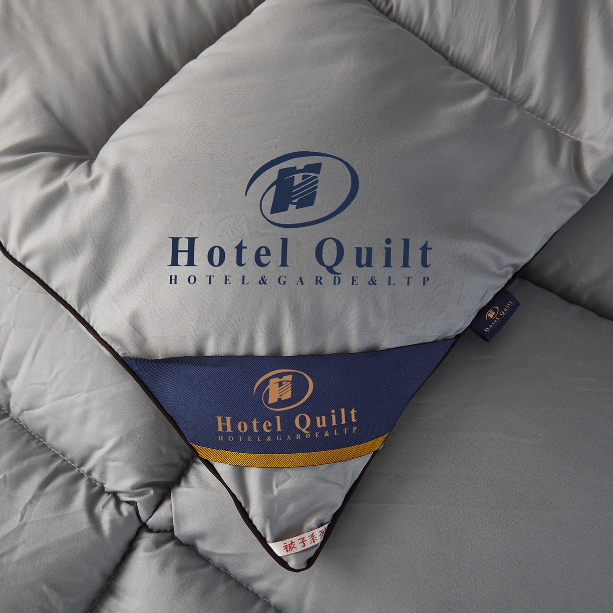 91家纺网 家纺一手货源 找家纺 雅颂缘 2026新款爆款酒店同款羽丝绒被子加厚冬被羽丝绒被芯 灰色